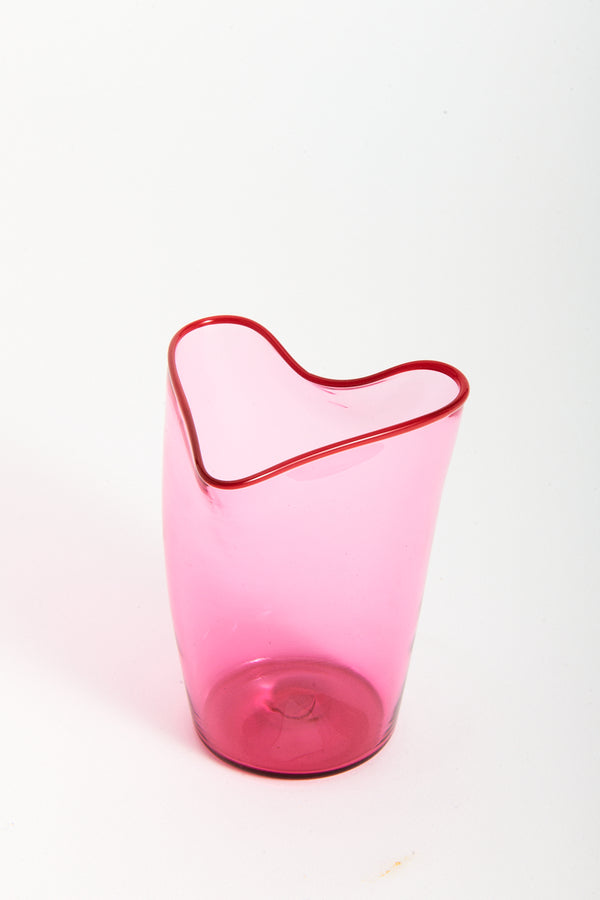 Handblown Heart Tumbler