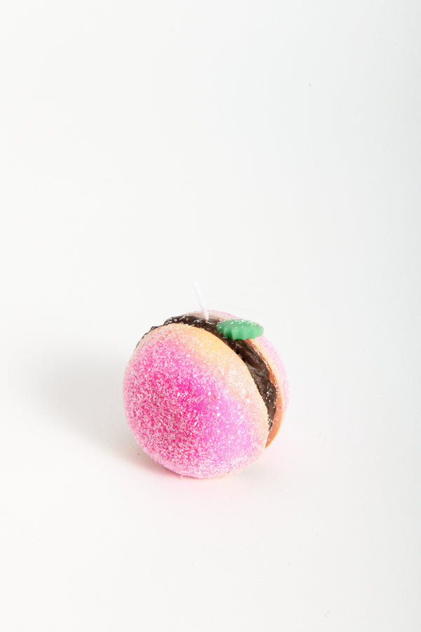 Italian Trompe-l'œil Peach Cookie Candle