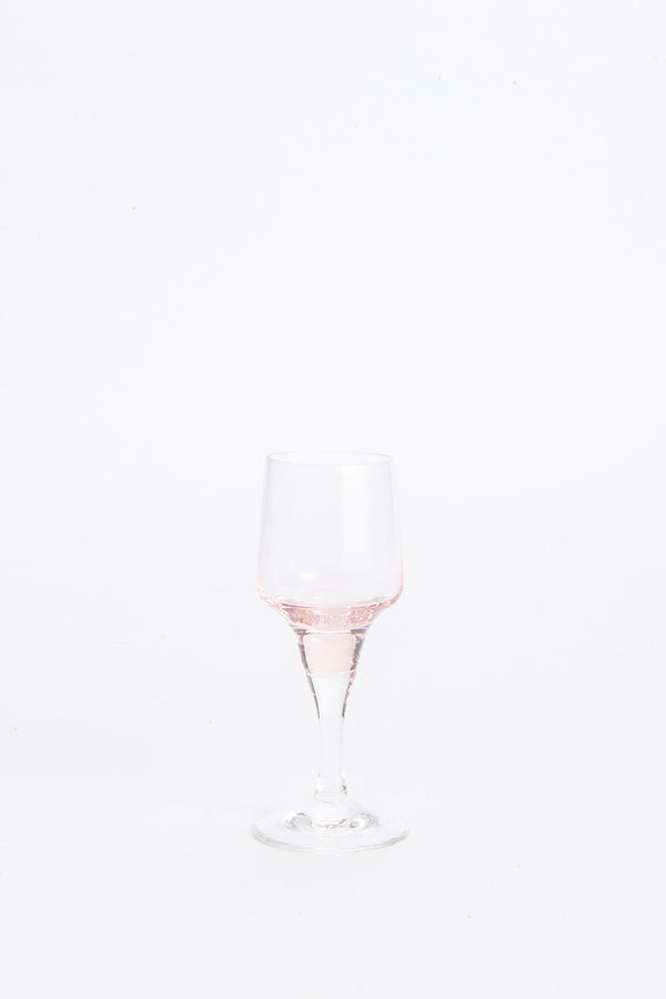 Baby Pink Cordial Shot Glass