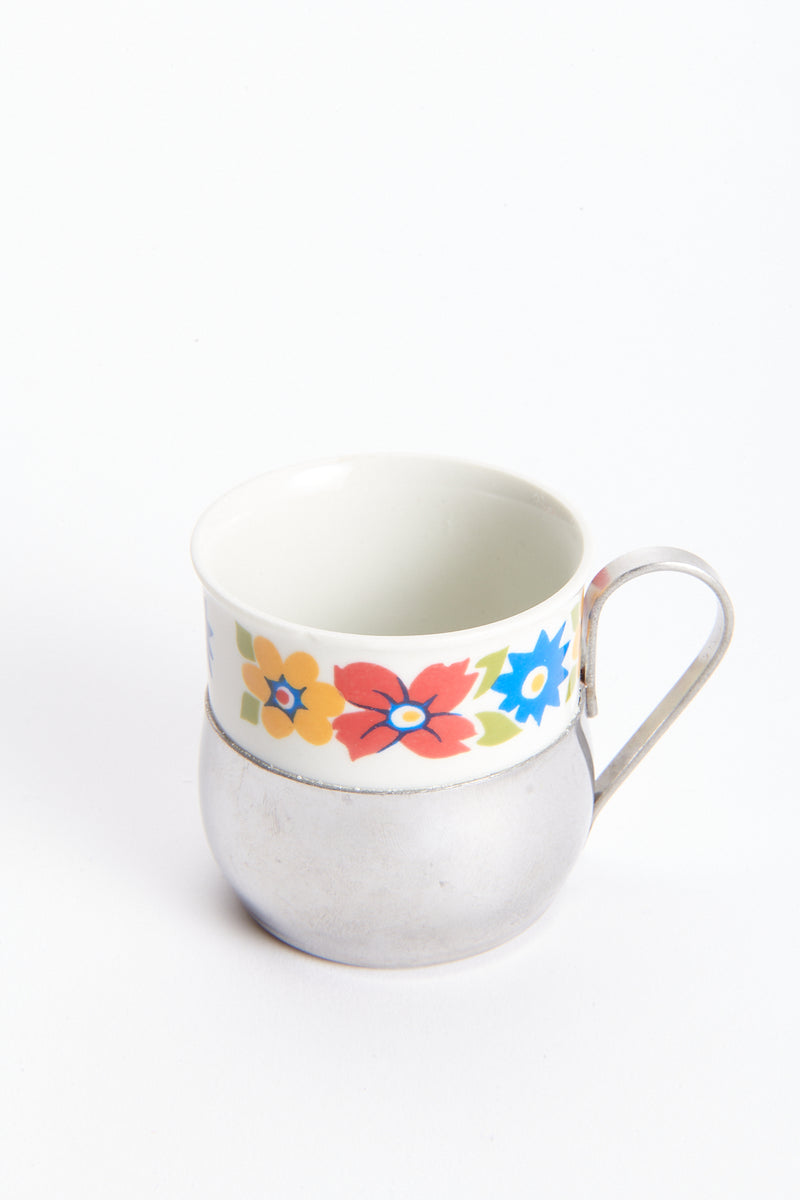 Italian Floral Espresso Set of Two