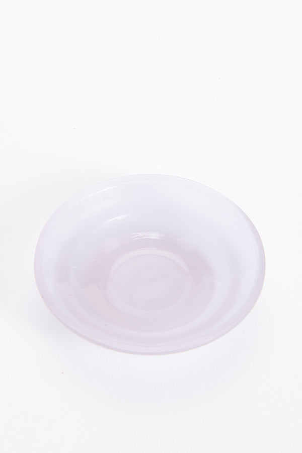 1960s Small Lilac Murano Ribbed Dish