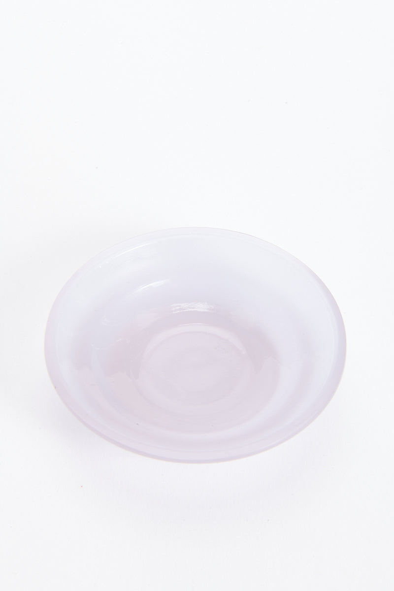 1960s Small Lilac Murano Ribbed Dish