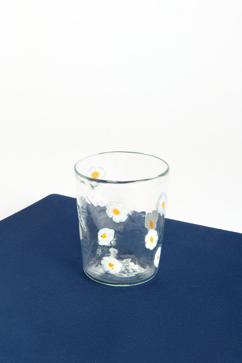 Murano Glass Daisy Tumbler