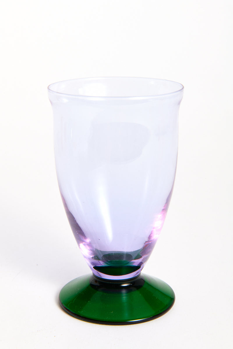 Murano Lilac Emerald Tumblers Set of Two
