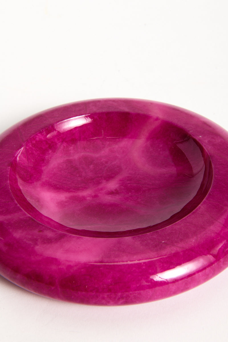 Italian Alabaster Magenta Catchall